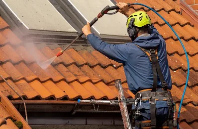 Démoussage et hydrofuge de toiture à Ibos